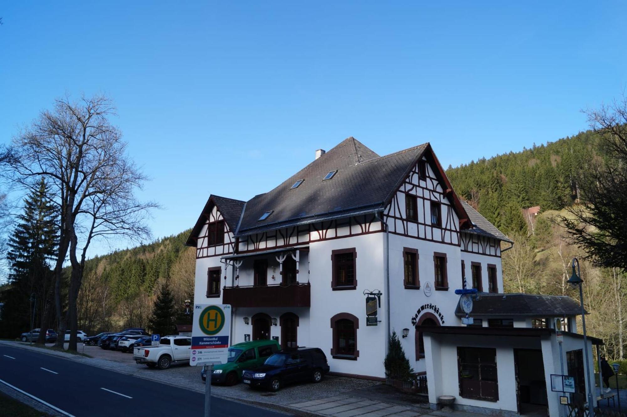 Gasthof Und Pension Hammerschaenke Wildenthal Esterno foto